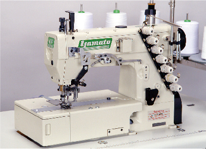 VF2560 :: 4 Needle 6 Thread Flat Bed Interlock Stitch Machine with Active  Thread Control for General Seaming, VF2500-8 series - Interlock (Flatlock/Coverstitch), Products