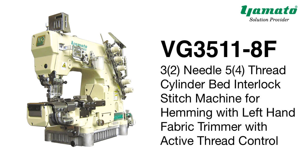 VG3511-8F :: 3(2) Needle 5(4) Thread Cylinder Bed Interlock Stitch 