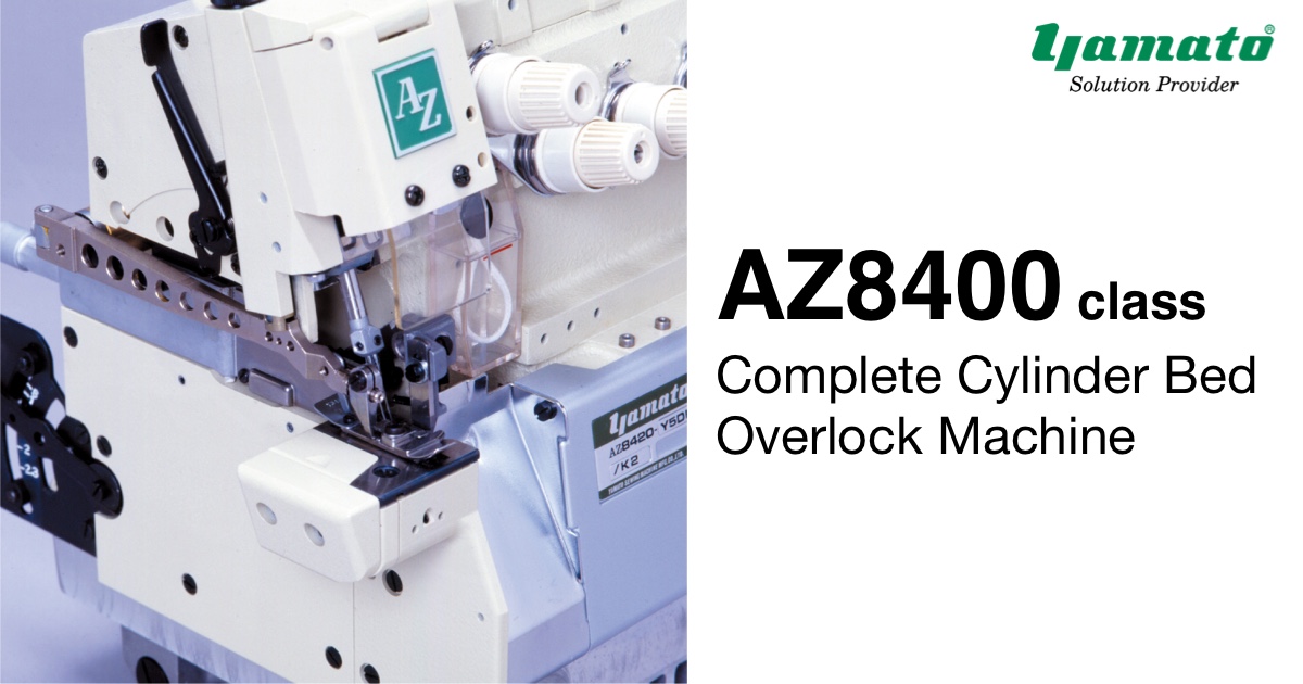 AZ8403 :: 1 Needle 3 Thread Cylinder Bed Overlock Machine for 