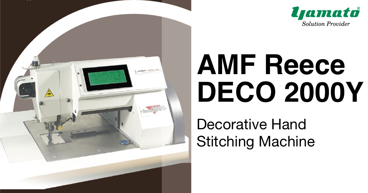 AMF Reece DECO 2000Y :: Decorative Hand Stitching Machine - AMF Reece, Products