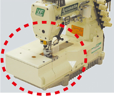 VF2400-8 :: 地縫い・合わせ縫い用 2本針 4本糸 平ベッド偏平縫い 